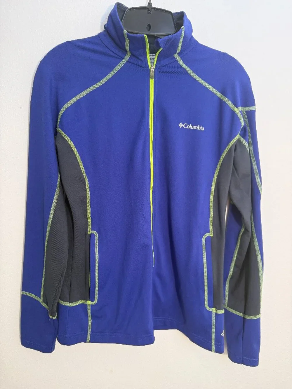 Columbia Trail Roamer EXS Jacket Medium M Purple Omni Heat Lightweight Full Zip